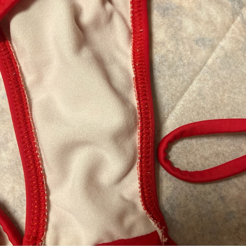 VENUS String Red Bikini Set - Picture 5 of 9